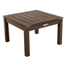 highwood AD-KITCHGW2-ACE Weatherly 2 Garden Chairs with 1 Square Side Table, 3-Piece Set, Weathered Acorn