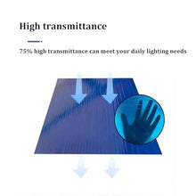 Blue Polycarbonate Roofing Sheet,FRP Lighting Board,DIY Greenhouses Frame Polycarbonate Sheet,For Roof Farming,Gardening, Courtyards,Canopy,Carport Balcony,Conservat(Size:150 cmx1300 cm(4.92x42.6 ft))