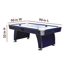 Hathaway Phantom II 7.5-ft Air Hockey Game Table Blue/White/Silver