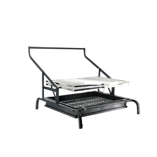 Outdoor Dismantlable BBQ Rotating Grill Mesh Frame for Charcoal Chicken, Beef, and Courtyard Oven(SKJ-002)