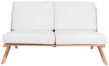 Meridian Furniture Tahiti Collection Modern Outdoor Loveseat White