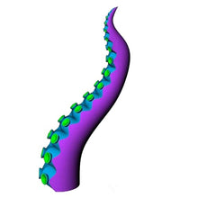 Giant Purple Inflatable Octopus Tentacle,Blow Up Outdoor Halloween Yard Decoration Inflatable Octopus Arm with Built-in Air Blower & Building Window Roof Advertising Decor (Purple-Model3, 10ftH)