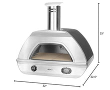 Bull Outdoor Products Premium Outdoor Kitchen BBQ Island Dual Fuel Counter-top Pizza Oven NG