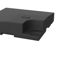 OROTLECT 4 Outdoor Cantilever Umbrella Base, Heavy-Duty, 176 Lbs Water Or 264 Sand Capacity, Black, Protected And Construction Base, Protected, Black
