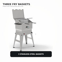 Hike Crew Outdoor Propane Deep Fryer, 57,000 BTU, 7.44-Gal, 3 Fry Baskets