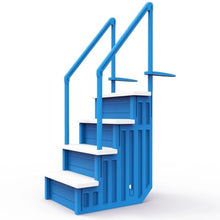 Blue with White Steps Pool Ladder for Aqua Select, Weight Capacity 350 lbs