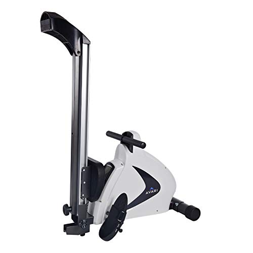 Avari Stamina A350-701 Programmable Magnetic Rower White/Silver