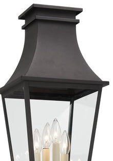 Minka Lavery 7995-66 Great Outdoors - Gloucester - 4 Light Outdoor Post Mount-24.88 Inches Tall and 10.38 Inches Wide
