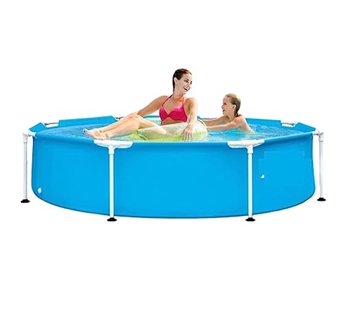 DSWMY Paddling Pool, Inflatable Swimming Pool 244 x 51 cm Blue