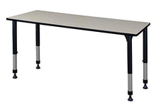 Regency Kitt Height Adjustable Classroom Table 66" x 30" Light Maple