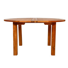 Patio Wise Round Acacia Wood Patio Table, Teak, 57-Inches x 29½-Inches