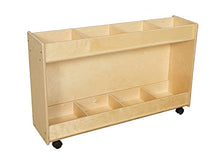 Contender Birch Montessori Kids' Bookcase Display Stand Natural