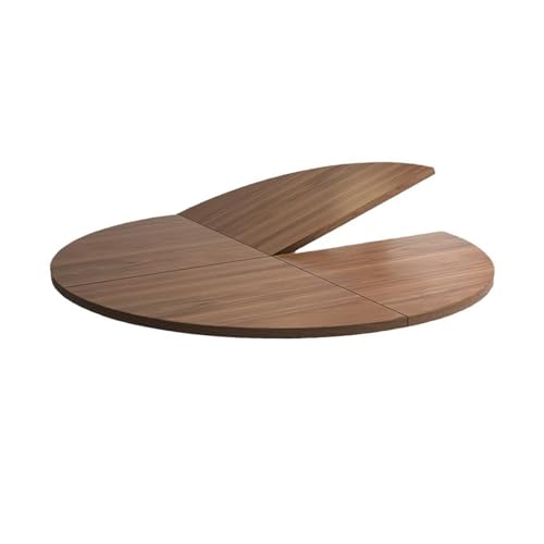 Large Round Foldable Table Top, 47.2-70.9in Diameter Wood Replace Table Top