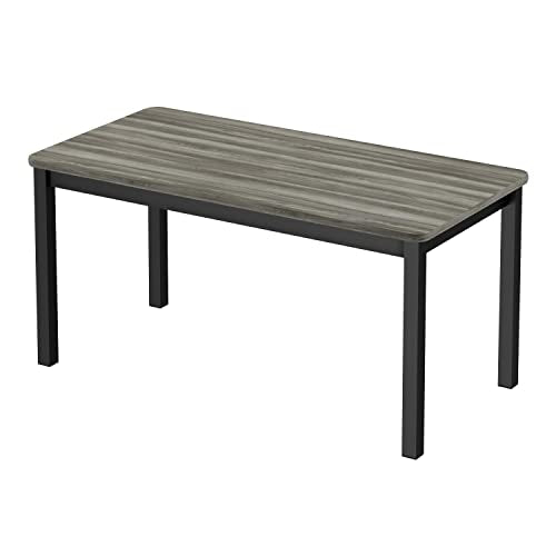 Correll Library Table New England Driftwood Black