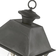 Livex Wentworth 3 Light Outdoor Post Top Lantern 22" Tall Black