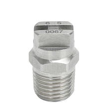 Stainless Steel Flat Fan Nozzle 100Pcs 1/4'' 1/8'' Stainless Steel 303, 316 Material Low Flow HVV for Parts Washing, Spray Coating, Pressure Cleaning(1 of 4 650050,316 Material)