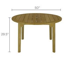 Royal Teak Collection ADT50 Admiral Round Dining Table, 50-Inch