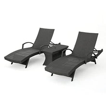 Christopher Knight Home Salem Chaise Lounge Set, 2-Piece Brown