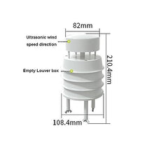 EJWFASCV Wind Speed and Direction Sensor High Precision Integrated Weather Transmitter for Environmental Protection Weather Station Breeding and Other(0-5V Output)