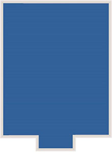 WaterWarden Premium Pool Safety Cover 16' x 32' In-Ground Pool Solid Blue With Drain Panel