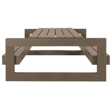 highwood Monroe Modern Picnic Table, Woodland Brown