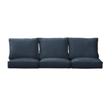 Sorra Home 29 in x 27 in x 5 in Deep Seating Cushion Set-Corded Sofa, Standard, Blue 5 Pound