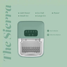 The Countertop Ice Maker Ice Type Portable Electric Machine Ice Cubes Conveniently and Quickly, Gray (Gray As Shown)