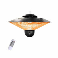 Outdoor Hanging Heater, Patio Heater with Remote, 3S Fast Heating, No Noise, IP44 Waterproof for Restaurant Patio Backyard Garage Decks