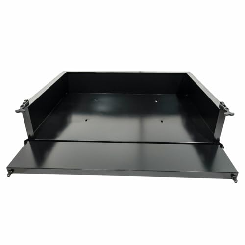 Performance Plus Carts EZGO TXT Golf Cart Steel Cargo Box Kit Black | Compatible with 1994.5-Up Models
