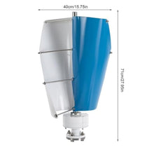 HYZHANHONG 4000W Energy Generator Wind Power Kit, 2 Blade 12V 24V 48Vvertical Axis Wind Turbine Kit No Noise with Controller/For Home, Streetlights, And Off-Grid Power,12v