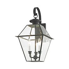 Livex Lighting 2381-61 3-Light Outdoor Wall Lantern, Bronze