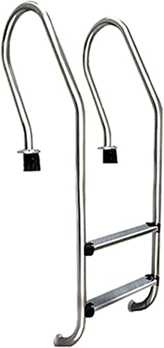Etsuosy Inground Pool Ladder, 304 Stainless Steel, 2-Step with Anti-Slip Steps and Ergonomic Handrail, 440 lbs Load Capacity