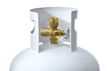 Flame King 100LB (23 Gal) Multi-Valve Propane Tank with High Capacity Filler, Great for Mixed Heating Systems, Home fireplaces, Dryers and Grills
