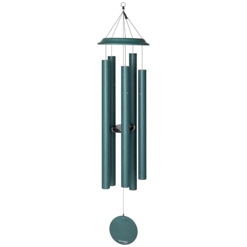 Shenandoah Melodies by Wind River - 59 inch Green Wind Chime for Patio, Backyard, Garden, and Outdoor décor (Aluminum Chime) Made in the USA