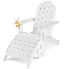 Recliner and Folding Food Set All Weather Outdoor White (D 1)