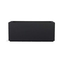 PolyStone 46" Large Rectangular Outdoor Planter Box, Lightweight, Insulated