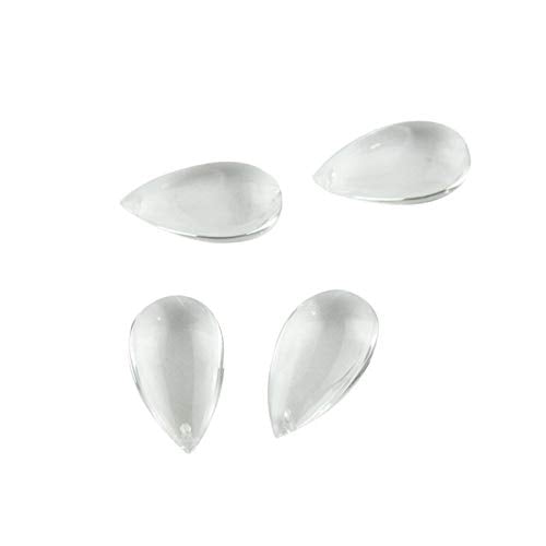 Chandelier Crytal Glass Crystal Waterdrop Clear Color Chandelier Prisms Parts Ceiling Lamp Teardrop Suncatcher Pendants - (Color: 63mm 150pcs)
