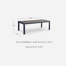 Signature Design by Ashley Rectangular Outdoor Patio Dining Table, Navy