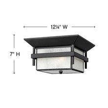 2 Light Medium Outdoor Flush Mount in Transitional-Craftsman-Coastal Style 12.25 inches Wide By 7 inches High-Anchor Bronze Finish-Incandescent Lamping Type Transitional Craftsman Coastal Outdoor