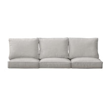 Sorra Home 25 in x 5 in Deep Seating Cushion Set-Corded Sofa, Standard, Ivory 5 Pound