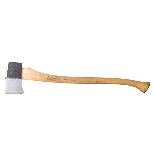 Lehman's Lumberman Axe USA Made Carbon Steel and Amish-Made Hickory Wood Handle