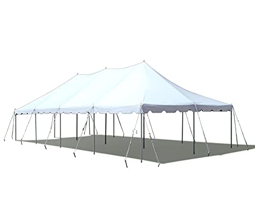 TentandTable 20' x 40' Premium Commercial Pole Tent with White Top