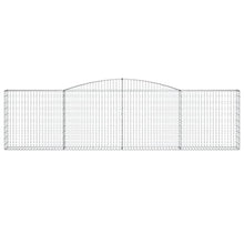 Arched Gabion Baskets 2 pcs Galvanized Iron for Outdoor Plants Self-Watering Pots White Black Other
