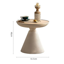 NRFJFOP Retro Small Family Living Room Wooden Table Sofa Side A Few Coffee Balcony Leisure