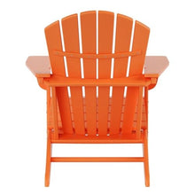 Afuera Living Portside Classic Outdoor Adirondack Chair Set of 4 Orange