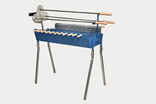 Food From Cyprus Greek Cypriot Charcoal BBQ Barbecue Grill Foukou - Motorized Rotisserie