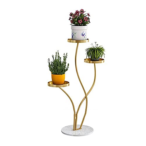Plant standPlant Stand 4/3 Tier Iron Craft Plant Shelves Flower Pot Holder Garden Shelf Display Stand Succulent Home Balcony Modern Decoration Flower Stand (Schwarz Einheitsgr??e)