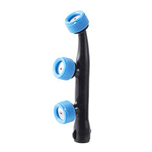 1/4” Female Thread Pesticide Sprayer Nozzle 1/2/3 Nozzle Head Optional Garden Agriculture Greenhouse Irrigation Misting Nozzles (Color : Without Thread, Size : Double) (With external thread Three)