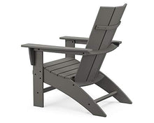 POLYWOOD Modern 3-Piece Curveback Adirondack Chair Set with End Table