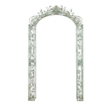 OREKPOT Extra Large Wedding Arch, Metal Arch Trellis, Garden Pergola Arbor for Party, Ceremony, Decoration, Climbing Plant, Lawn, Terrace，250cm/98.4in